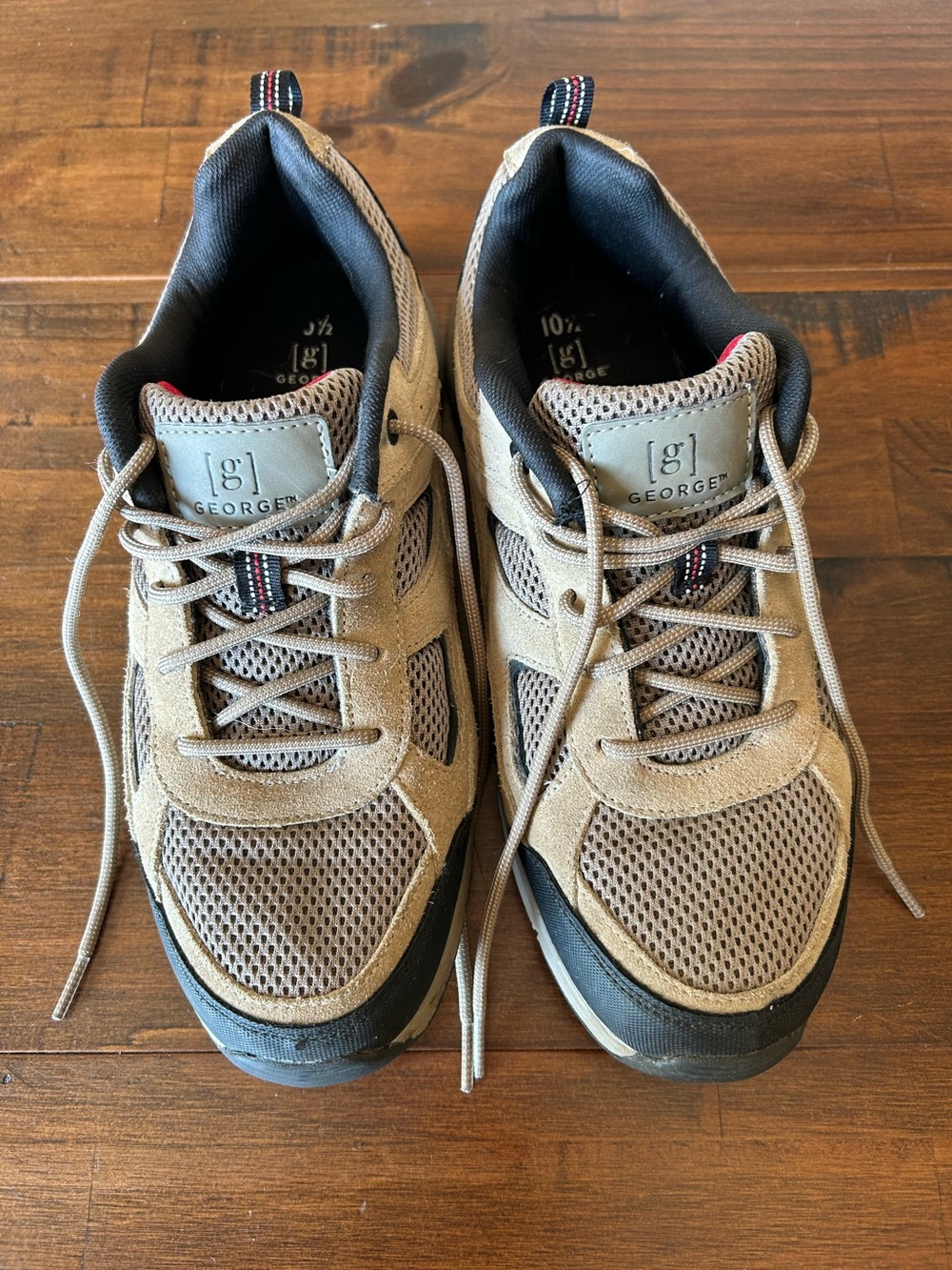 George Men's Rugged Casual Shoes Trail Ready Comfort Size 101/2